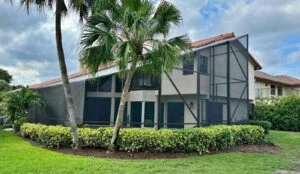 Modern screened patio remodeling and construction, outdoor oasis upgrade with durable enclosure, professional patio renovation services for homeowners.